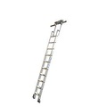 KRAUSE, Regalleiter T-Schienenanlage, fahrbar, 10 Stufen