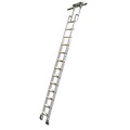 KRAUSE, Regalleiter T-Schienenanlage, fahrbar, 13 Stufen