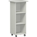 Rollcontainer PALENQUE, 3 OH, B 450 x T 500 x H 1104 mm, lichtgrau