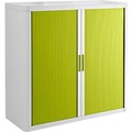 Rollladenschrank, H 1040 mm, weiss/grün
