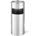 Durable 333023 trash can 17 L Round Metal Silver