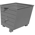 Stapel-Kippbehälter Volumen 0,55 m³ grau RAL 7005