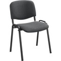 Stapelstuhl ISO Basic, Gestell schwarz, anthrazit