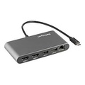 undefined, StarTech.com Thunderbolt 3 Mini Dock - Tragbare TB3-Dockingstation mit dual Monitoren, HDMI 4K 60 Hz - 2x USB-A Hub (3,2/2,0) und GbE - 28cm Kabel - TB3 Laptop Multiport Adapter - Mac / Windows