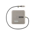 StarTech.com USB C Multiport Adapter, Dual HDMI Video, 4K 60Hz, 2-Port 10Gbps USB-A/USB-C 3.1 Hub, 100W USB Power Delivery Charging, GbE, SD, USB Type-C Mini Travel Dock, 12