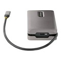STARTECH, StarTech.com USB-C Multiport Adapter, 4K 60Hz HDMI/DP Video, 3-Port USB Hub, 100W Power Delivery Pass-Through, GbE, USB Type-C Travel Dock w/ Charging, 1ft/30cm Wrap-Around Cable - Mini Laptop Docking Station (DKT31CDHPD3) - Dockingstation - USB-C...