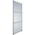 Stellwand gerade hoch, Dekor silber