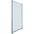 Stellwand gerade niedrig, Glas satiniert