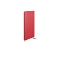 Stellwand Stoff, B 1200 x H 1800 mm, rot