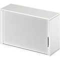 Schäfer Shop Genius, Schäfer Shop Genius Aufsatz-Querrolladenschrank TETRIS WOOD, 2 OH, B 1200, weiss