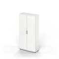 Schäfer Shop Genius Flügeltürenschrank TETRIS WOOD, 5 OH, Höhe inkl. Gleiter, B 1200 mm, lichtgrau