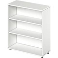 Schäfer Shop Genius Regal TETRIS WOOD, 3 OH, Höhe inkl. Gleiter, B 1000 mm, weiss