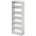 Schäfer Shop Genius Regal TETRIS WOOD, 6 OH, Höhe inkl. Gleiter, B 800 mm, lichtgrau