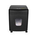 Schäfer Shop Select Aktenvernichter SH1023-A CC, Vollautomatik, Partikelschnitt 4 x 12 mm, P-4, 23 l, 10-120 Blatt Schnittleistung, mit Lenkrollen