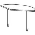 Schäfer Shop Select Ansatztisch PLANOVA ERGOSTYLE 135°, Ahron-Dekor