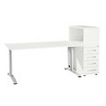Schäfer Shop Select, Schäfer Shop Select Büromöbelset LOGIN 2-teilig, Schreibtisch B 1600 mm