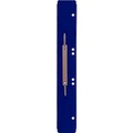 Schäfer Shop Select Heftstreifen, PP, dunkelblau, DIN A4, Metall-Deckleiste
