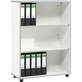 Schäfer Shop Select Regal MOXXO IQ, Holz, 3 Fächer, 3 OH, B 801 x T 362 x H 1115 mm, weiss