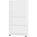 Schäfer Shop Select Regal LOGIN, 4 Ordnerhöhen, B 800 x T 420 x H 1470 mm, weiss/weiss