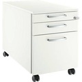 Schäfer Shop Select Rollcontainer 126, 3 Schübe, Griff rund, weiss/weiss