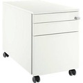 Schäfer Shop Select Rollcontainer 126, 3 Schübe, mit Griffnut, weiss/weiss