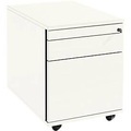 Schäfer Shop Select Rollcontainer 126, Utensilienauszug + Schubladen, abschliessbar, Spanplatte, B 428 x T 600 x H 540 mm, weiss