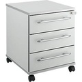 Schäfer Shop Select Rollcontainer Moxxo IQ 333, 3 Schübe, B 410 x T 495 x H 510 mm, abschliessbar, lichtgrau