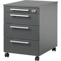 Schäfer Shop Select Rollcontainer SET UP, abschliessbar, B 432 x T 580 x H 595 mm, graphit/graphit