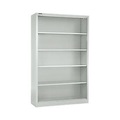 Schäfer Shop Select Stahlregal MS iCONOMY, 5 Ordnerhöhen, B 1200 x T 400 x H 1935 mm, lichtgrau RAL 7035