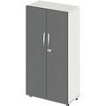 Schäfer Shop Select, Schäfer Shop Select Schrank LOGIN, 4 Ordnerhöhen, B 800 x T 420 x H 1470 mm, weiss/graphit