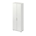 Schäfer Shop Select Schrank Start Off, 6 OH, abschliessbar, B 800 x T 420 x H 2196 mm, Holz, lichtgrau/lichtgrau