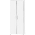 Schäfer Shop Select Schrank Start Off, 6 OH, abschliessbar, B 800 x T 420 x H 2196 mm, Holz, weiss/weiss