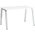 Schäfer Shop Select Schreibtisch Start Off, A-Fuss, Rechteck, Stahl/Holz, B 1200 x T 800 x H 735 mm, weiss
