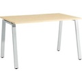 Schäfer Shop Select Schreibtisch Start Off, A-Fuss, Rechteck, Stahl/Holz, B 1200 x T 800 x H 735 mm, ahorn