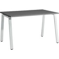 Schäfer Shop Select Schreibtisch Start Off, A-Fuss, Rechteck, Stahl/Holz, B 1200 x T 800 x H 735 mm, graphit