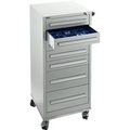 Schäfer Shop Select Schubladenschrank SFR 70, 7 Schübe, mit Rollen, lichgrau RAL 7035 lichgrau RAL 7035