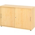 Hammerbacher Schrank V1752S/3/3/BS Ahorn 120 x 40 x 74,8 cm