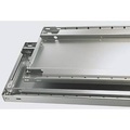 Schulte Lagertechnik Fachbodenregal-Stecksystem MULTIplus 250, Anbauregal, Längenriegel, 2500x1000x800 mm, 6 Böden, lichtgrau
