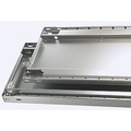 Schulte Lagertechnik Fachbodenregal-Stecksystem MULTIplus 250, Anbauregal, Längenriegel, 2500x750x600 mm, 6 Böden, enzianblau/verzinkt