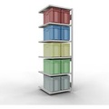 Schulte Lagertechnik Fachbodenregal-Stecksystem MULTIplus 250, Anbauregal, Längenriegel, 2500x750x800 mm, 6 Böden, lichtgrau