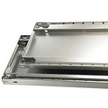 Schulte Lagertechnik Fachbodenregal-Stecksystem MULTIplus 250, Grundregal, Längenriegel, 3000x1000x400 mm, 7 Böden, lichtgrau
