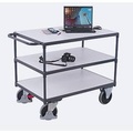 VARIOfit SW-600.662 ESD-Tischwagen Stahl pulverbeschichtet Traglast (max.): 500 kg Graphitgrau (RAL 7024)