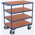 VARIOfit SW-800.700 Tischwagen Stahl pulverbeschichtet Traglast (max.): 500 kg Enzianblau (RAL 5010)