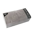 PAPSTAR, Servietten Papstar, 3-lagig, 330 x 330 mm mit ¼-Falz, Papier in Stoffoptik, 4 x 250 Stück in Gastro-Packung, grau