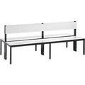 Garderobenbank BASIC PLUS, doppelseitig