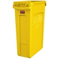 Rubbermaid Mülleimer 87 l (B x H x T) 279 x 762 x 558 mm Gelb 1 St.