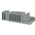 Sortierstation, DIN A4, Polystyrol, für Schränke, 10 Fächer, B 802 x T 275 x H 210 mm