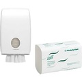 Sparset Scott Performance Interfold Falthandtücher, 30 x 212 St. + Gratis Spender