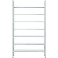 SSI Schäfer Archivregal, Grundfeld, 7 Böden, B 750 x T 300 mm, verzinkt