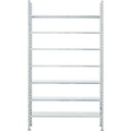 SSI Schäfer Archivregal, Grundfeld, 7 Böden, B 995 x T 300 mm, verzinkt